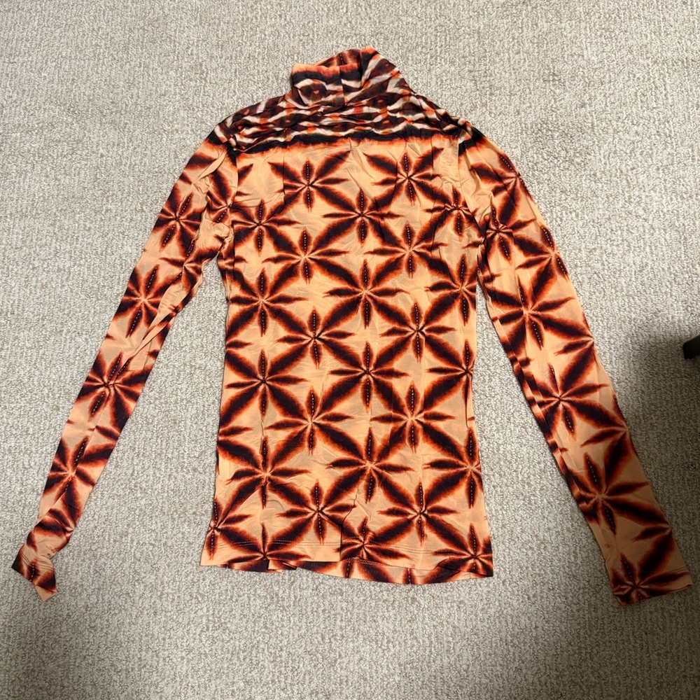 ULLA JOHNSON Geometric Patterned Women's Turtlene… - image 1